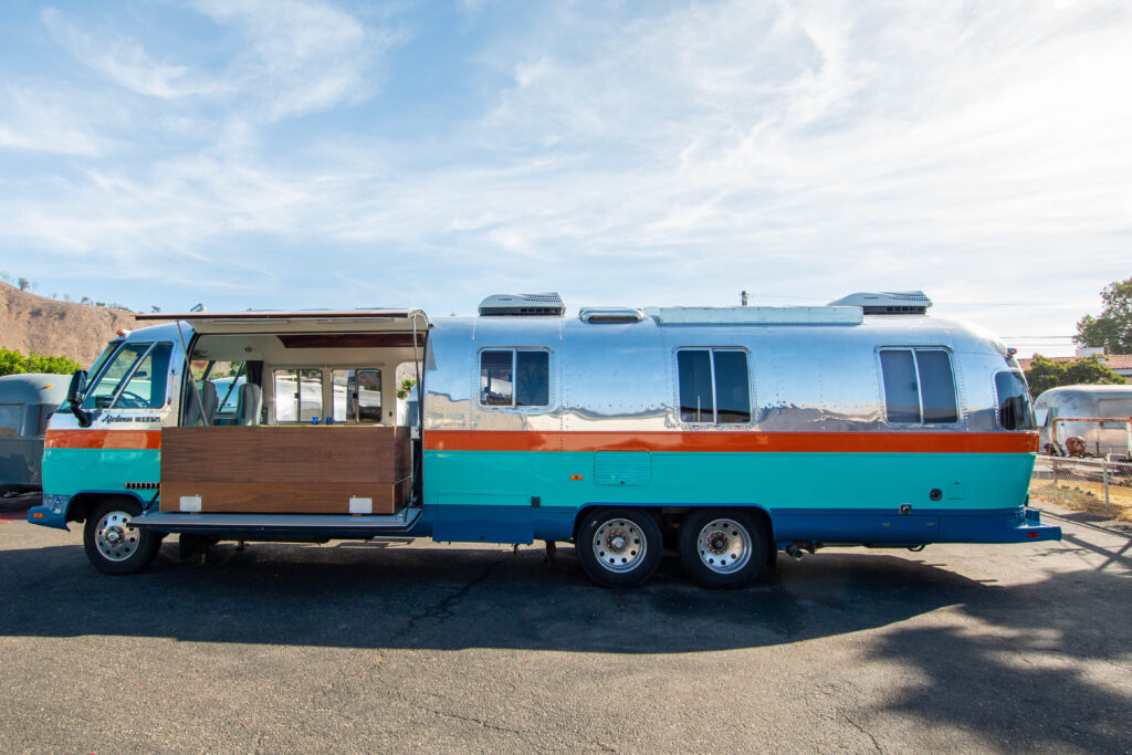 Airstream Excella Van with a Door Open