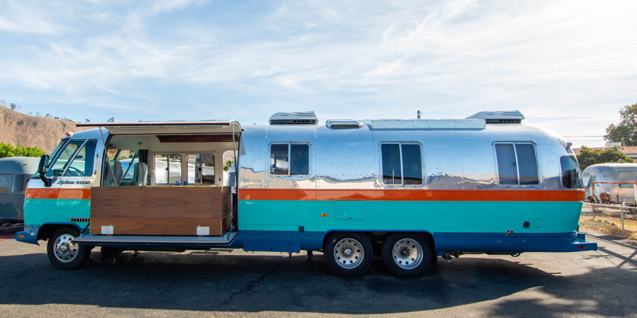 Airstream Excella Van with a Door Open